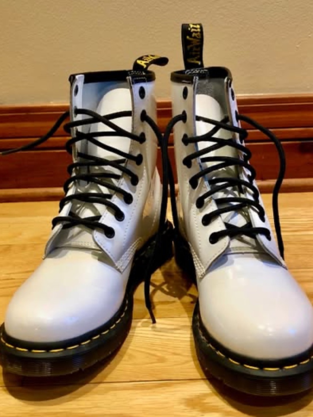 White Doc Martens 1460